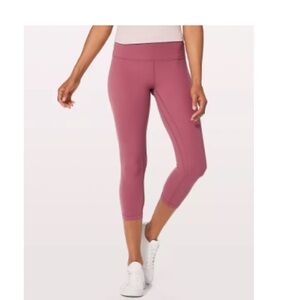 Lululemon Align High-Rise Crop 21" So Merlot Size 6